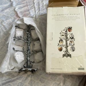 Burnes Of Boston Vintage Picture Frame Holder Family Tree Holds 14 Pictures